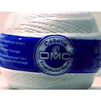 20-B5200 DMC 167G Bright White Cebelia Crochet Cotton