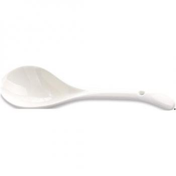 Yolife White Porcelain Big Soup Ladle