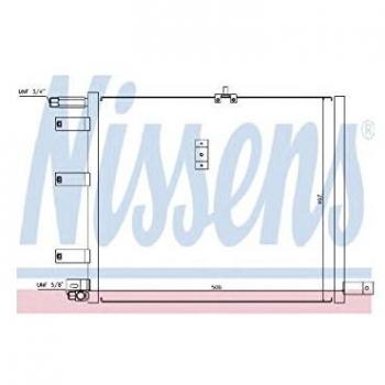 Aircon Condensator NISSENS 94300