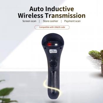 Drahtloser 2,4G Scanner für Barcode und QR-Code mit 1400mAh Akku für Supermärkte