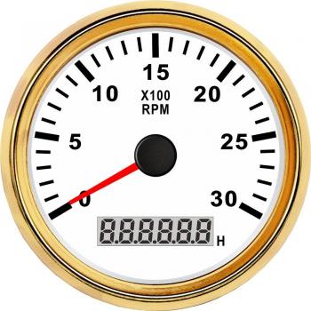 Tacómetro Diésel 85 mm 3000 RPM – Sistema de Contador Horas