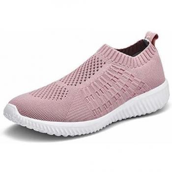 TIOSEBON Athletic Sneaker – Women’s Light Mesh, 9.5 UK, Mauve