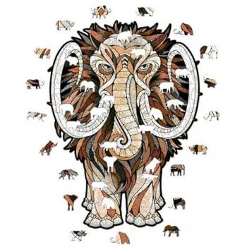Puzzle Art Legno S Eco – Mammut 80 Parti