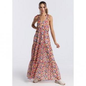 Vestido de corte midi en tallas de pulgadas de Lois Jeans