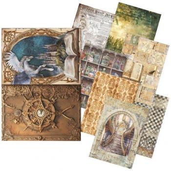 Strohseidenpapier Wizard Academy 8er-Set