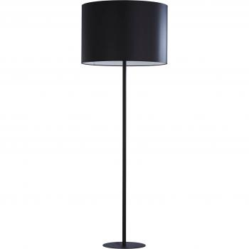 Winston lampadaire Euluna, noir abat-jour