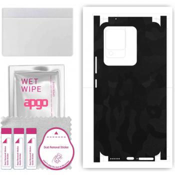 Full Coverage Black Camouflage Skin for Vivo V25e