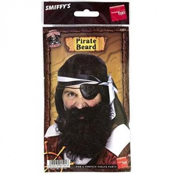Barba e Baffi Pirata Nero