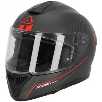Acerbis Tarmak 2024 Integralhelm Schwarz-Rot Größe L