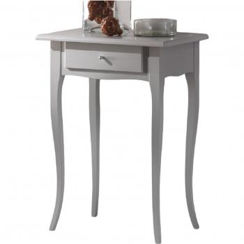 Consolle Elegante Shabby 1 Cassetto in Legno L. 57 P. 39 H. 78