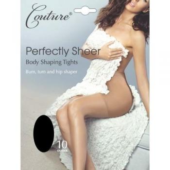 Medium Couture Body Shaping Tights – Women's Perfectly Sheer Black Pair