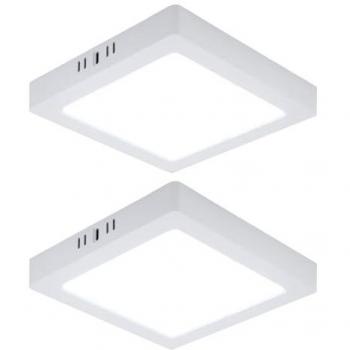 LED Flurlampe quadratisch 18W 1980lm 6500K kaltweiß