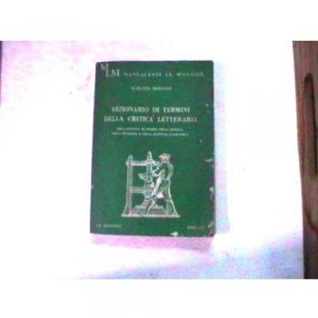 Dizionario di termini della critica letteraria