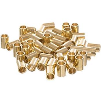 Macramé Ready Brass Tubes, 25 Count, 3/8 – Premium Quality