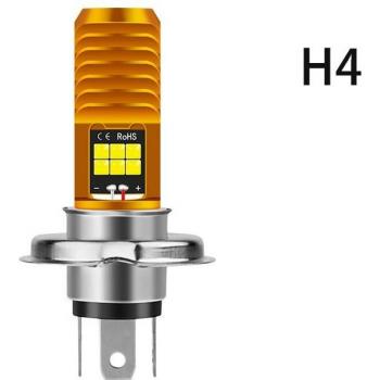 Ampoule moto LED P15D H4 H6M BA20D 6000K