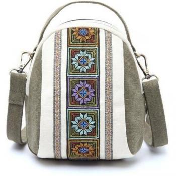 Sac à bandoulière en toile pour téléphone portable et porte-monnaie