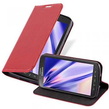 Funda Estilo Libro Rojo Manzana para Samsung Galaxy S4 ACTIVE