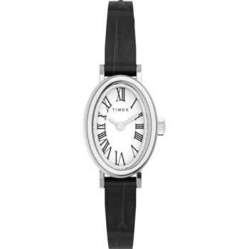 Timex Cavatina Women’s Classic Black Leather Timepiece TW2W78400