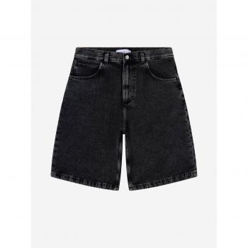 Bermudes Homme Noir Edwin Travailleur Lavage Mat