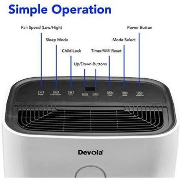 Devola 20L Dehumidifier