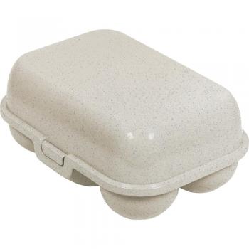 Boîte Minuscule à Œufs Nature Sable du Désert – Egg To Go – Koziol