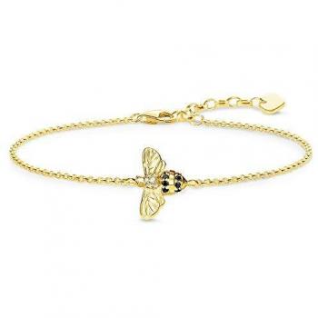 Bracciale Thomas Sabo “Ape” 16 cm, argento 925, oro 750
