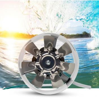 4-Inch Inline Duct Fan for Air Cooling, Quiet Operation, 220V