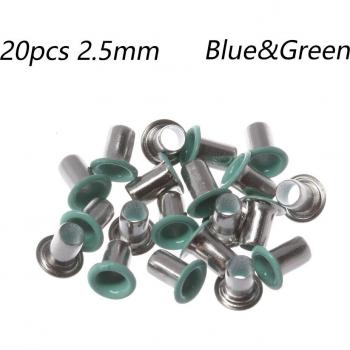 Accesorios de costura para muñecas, mini botones de ojal, 20 Uds
