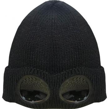 Gorro de esquí con gafas de lana para invierno