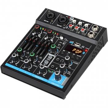 4-Channel Bluetooth Sound Card Mixer