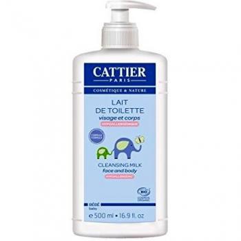 Latte di Toilette Cattier Ipoallergenico, Viso e Corpo, 500 ml Bebe