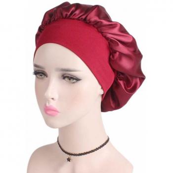 Bonnet de nuit satin unisexe