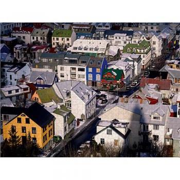Reykjavík 101 – 1000 Teil Fotopuzzle, 64×48 cm