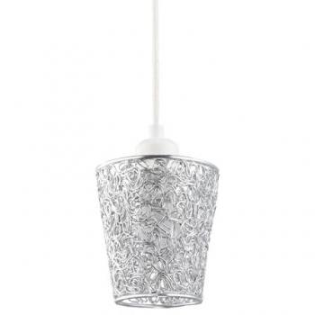 Contemporary Twisting Metal Light Shade