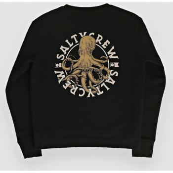 Forro Polar Salty Crew Negro, Sudadera con Tentáculos