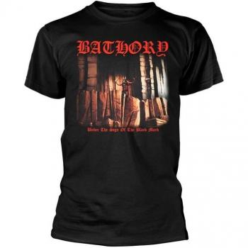 Men's Bathory Under the Sign of the Black Mark T-Shirt, Black, S-XXL