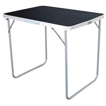 Mojawo Klappbarer Camping‑Schreibtisch – Aluminiumrahmen, 59 cm Höhe