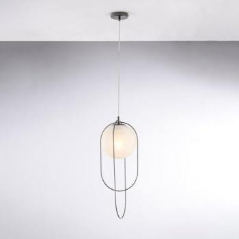 BONETTI ILLUMINA Eisen Pendelleuchte 1 Licht mit 20 cm Kugel