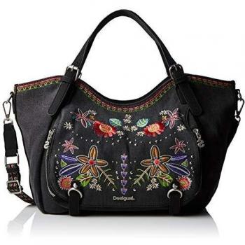 Desigual Borsa Candem Rotterdam, 15x30x31 cm, Nero, Donna