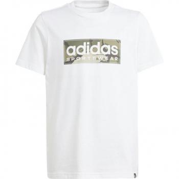 Adidas B CAMO LIN T-Shirt in Weiß