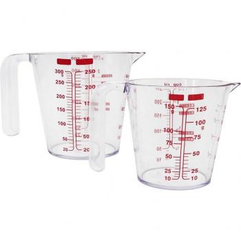 Tasse à mesurer 250/500ml échelle claire et bec