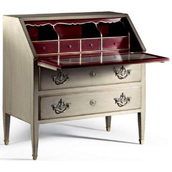 Casa Padrino Handgefertigter Barock‑Büro-Möbel „Goldklang“