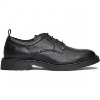 Tacón Plano Derby Negro Tommy H 44 Hombre Fiesta