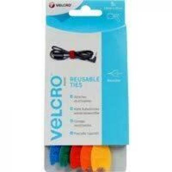 Velcro Adjustable Ties 12mm x 20cm Pack of 5