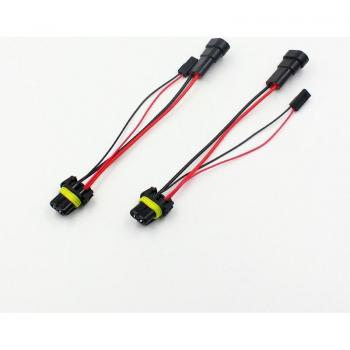Rockeybright 2pcs Bi-Xenon Headlight Retrofit Adapters for 9005 9006