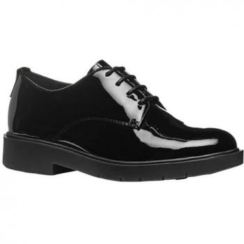 Geox Laced Black Loafers for Women, UK Size 4