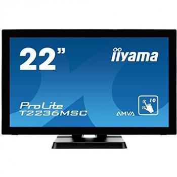 Écran iiyama T2236MSC-B2 21,5 LED Full HD VGA/DVI/HDMI Multimédia Traitement Noir