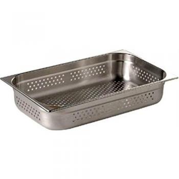 Vogue Stainless Steel 1/1 Perforated Food Container 200mm