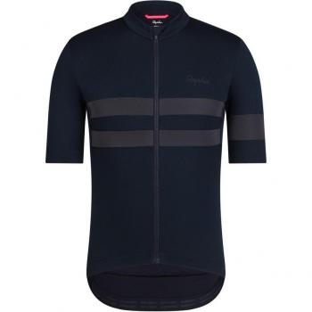 Rapha Brevet Kurzarm Jersey Schwarz für Herren