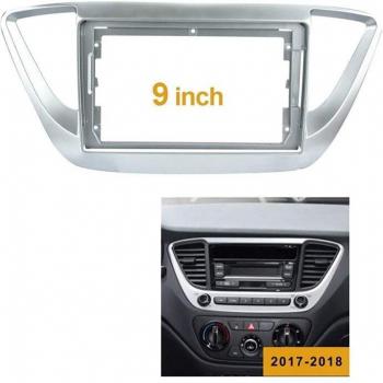 Facia Embellecedor 9” para Hyundai Verna 17‑18